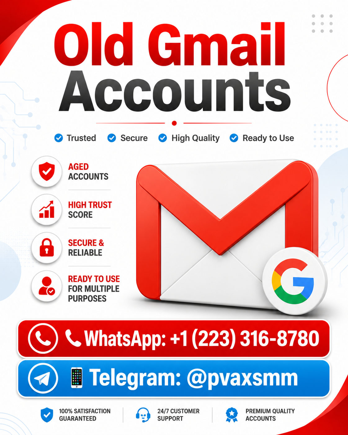 Buy Gmail accounts