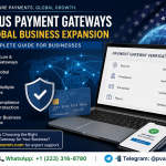 Checklist illustration showing how businesses verify a US payment gateway before integration